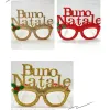 National trend decorative glasses, children's party decoration supplies, snowman antler glasses frames details Picture